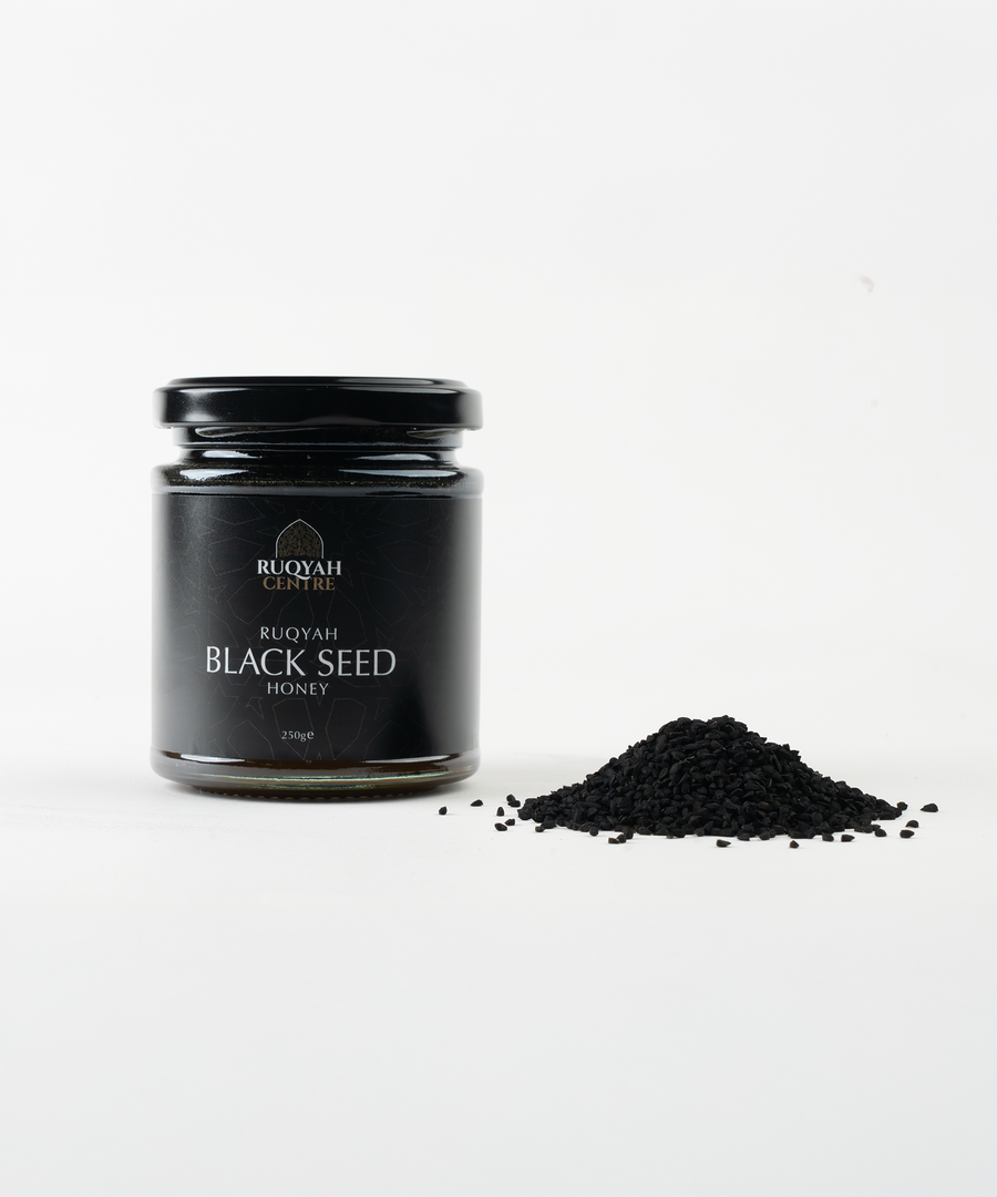 Discover premium Ruqyah Black Seed Honey infused with Sunnah Habbatus Sauda’. A powerful prophetic remedy for immunity, healing and spiritual protection.