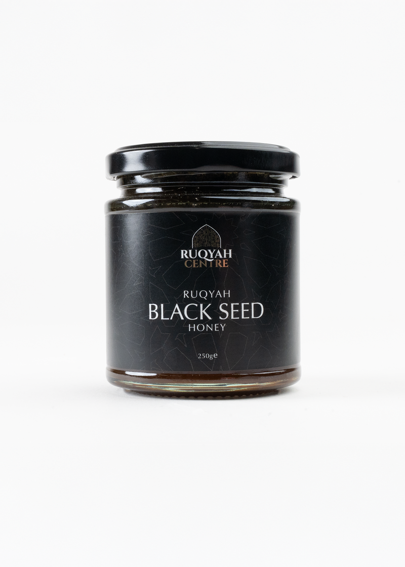 Discover premium Ruqyah Black Seed Honey infused with Sunnah Habbatus Sauda’. A powerful prophetic remedy for immunity, healing and spiritual protection.