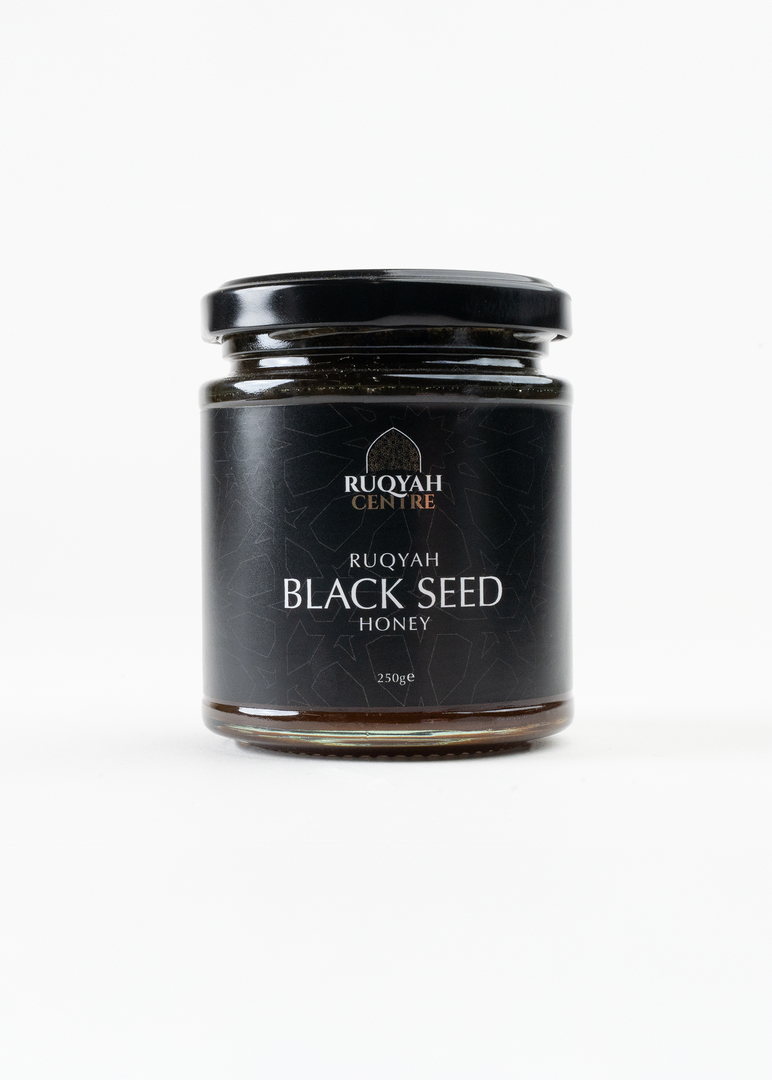 Discover premium Ruqyah Black Seed Honey infused with Sunnah Habbatus Sauda’. A powerful prophetic remedy for immunity, healing and spiritual protection.