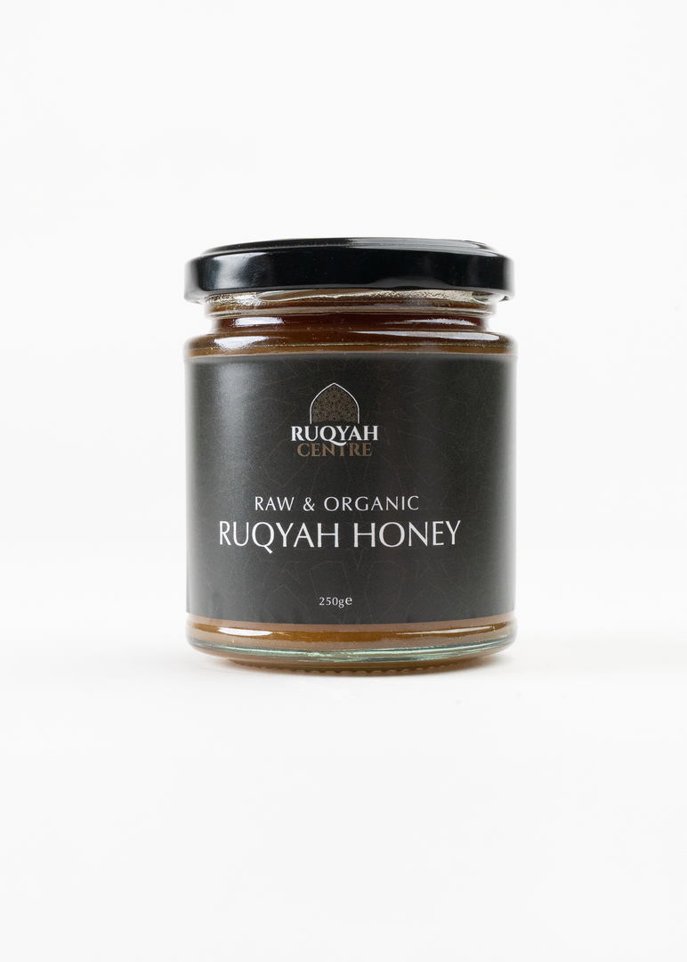 Discover our Ruqyah Honey — pure honey recited with Ayāt al-Shifā’ for healing, protection and spiritual wellbeing. Ideal for Ruqyah treatment and Sunnah healing.