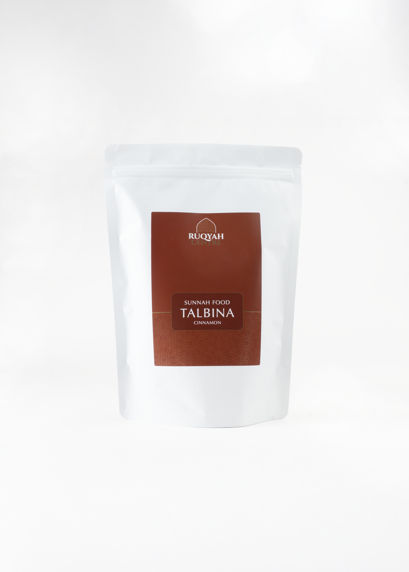 Healing Prophetic Talbina, organic barley porridge blend with dates, cinnamon & coconut. Supports digestion, emotional comfort & Sunnah wellness.
